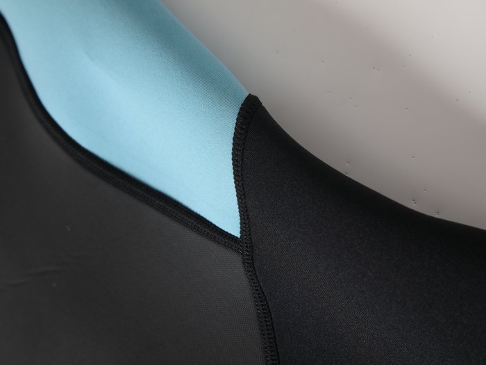 Détail d'un panneau turquoise