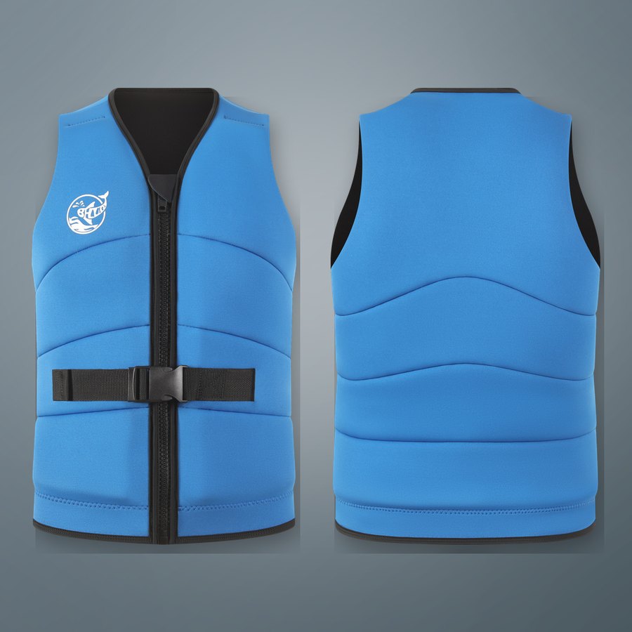 BW-LJ-04 Gilet de flottabilité bleu